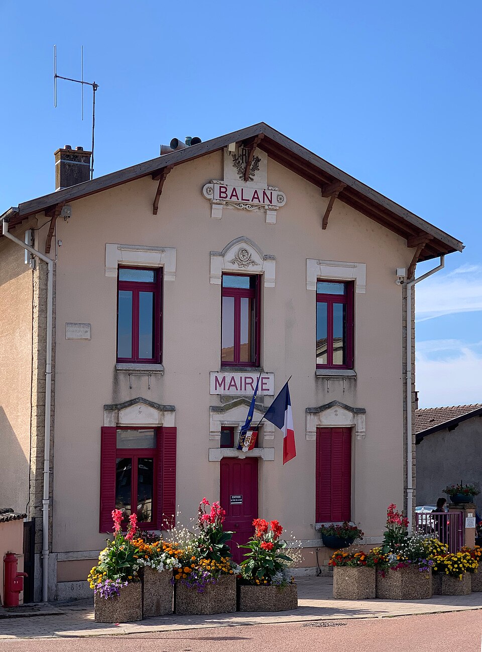 La mairie de Balan (Ain) en septembre 2021 (3)