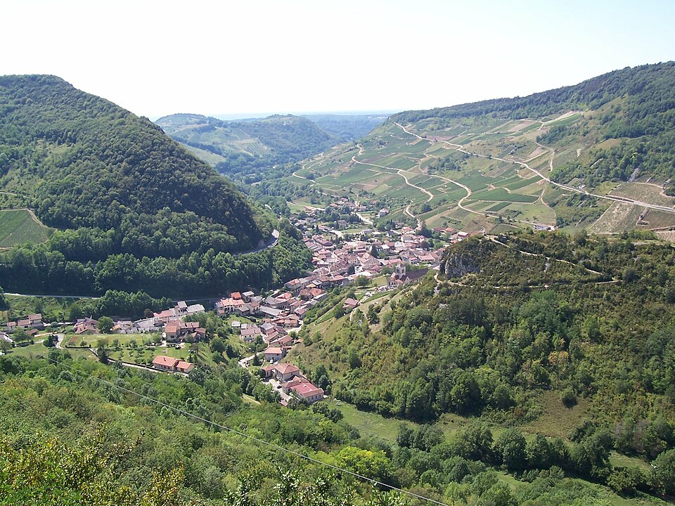 Cerdon vue en hauteur