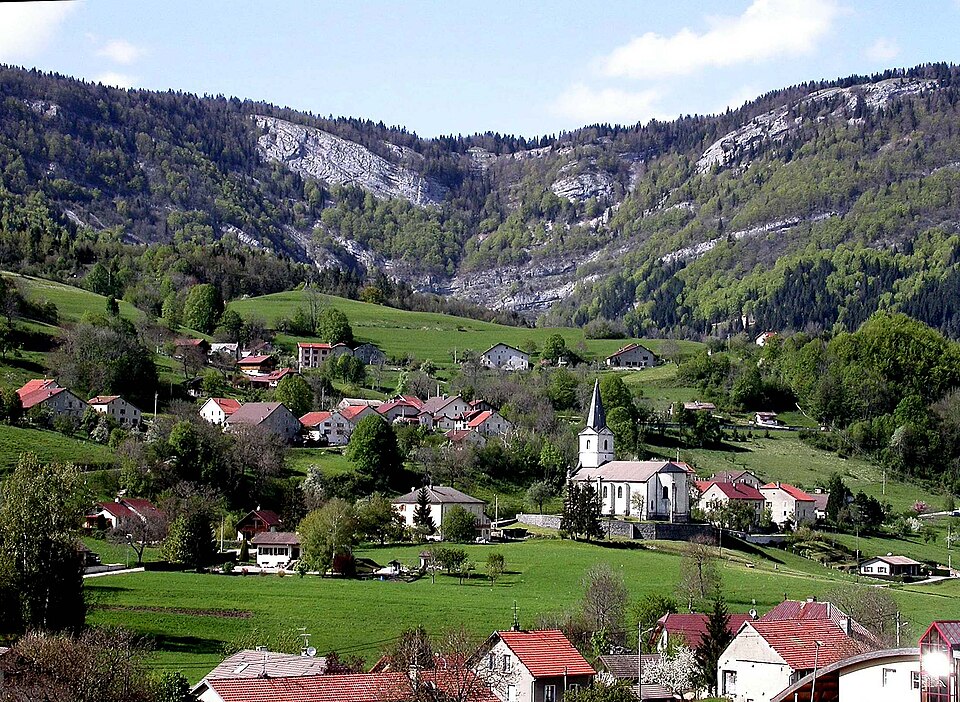 Vue générale de Champfromier