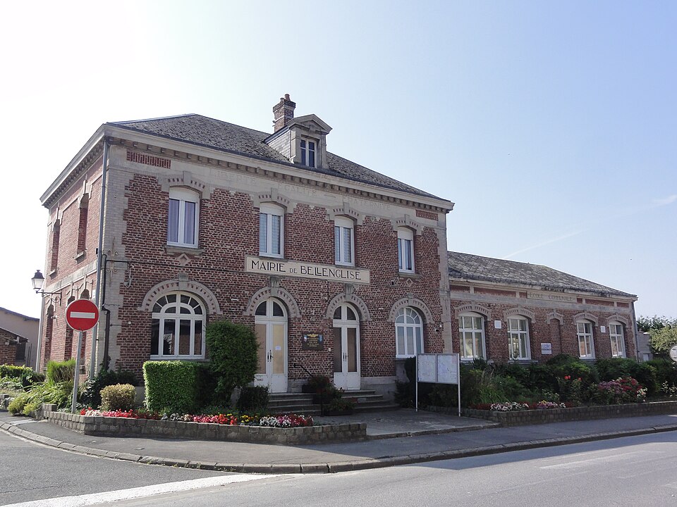 Bellenglise (Aisne) mairie et école