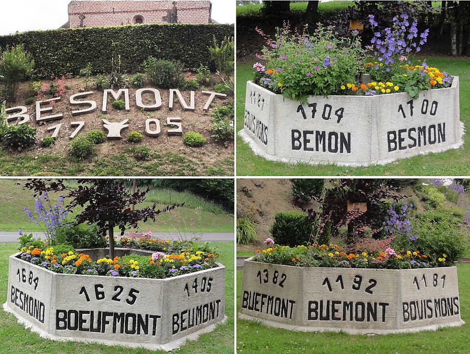 Besmont (Aisne) toponymie