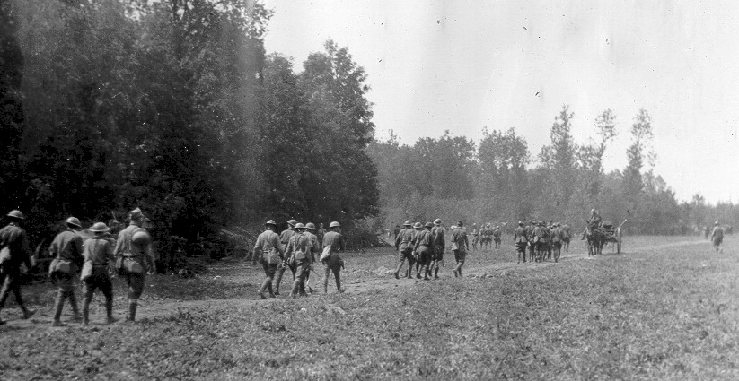 WWI 42nd Division burial party