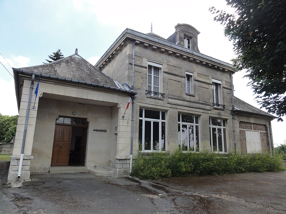 Chavigny (Aisne) mairie — école