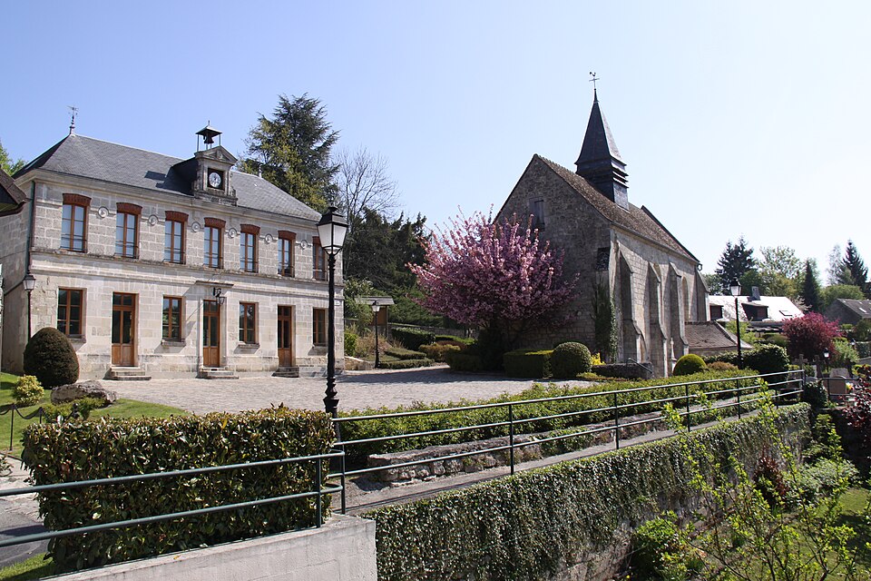 Fleury la place du village