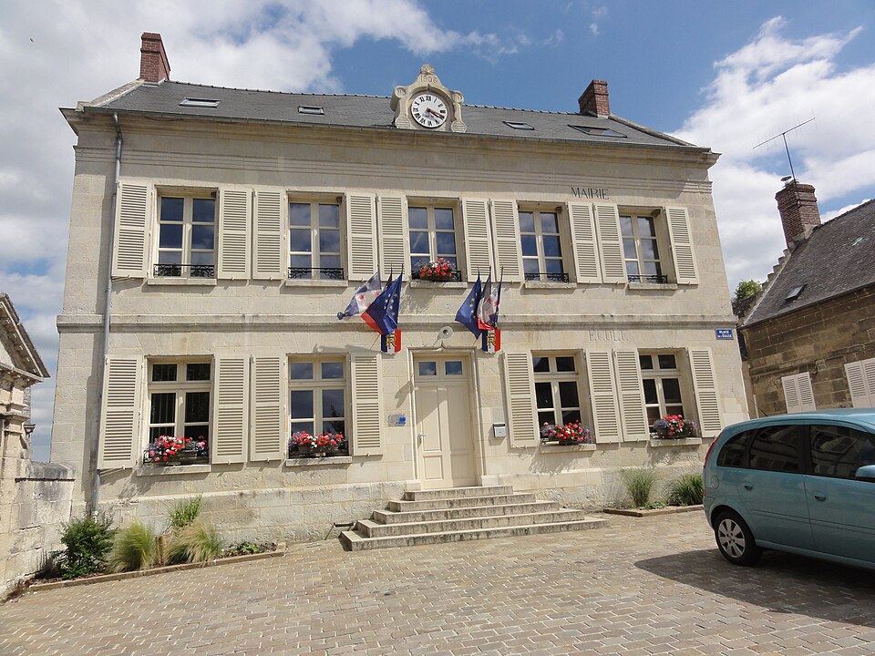 Montigny — Lengrain (Aisne) mairie — école