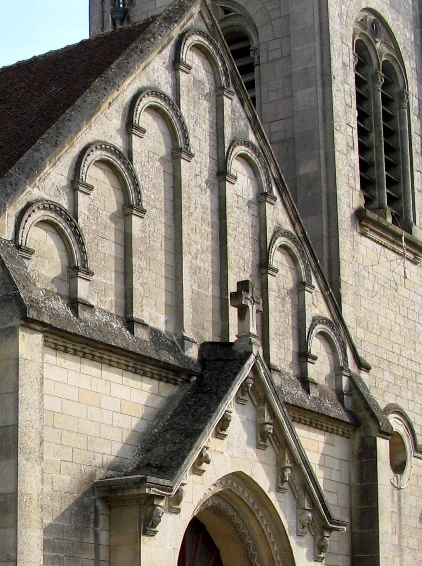 Nouvron — Vingré église (façade) 1a