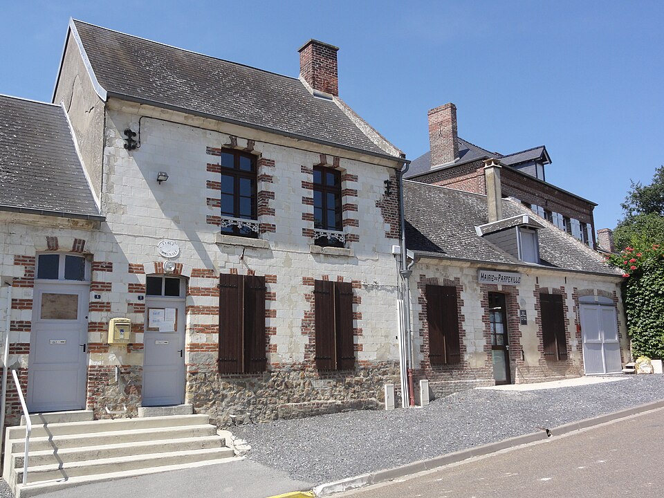 Parpeville (Aisne) mairie et école