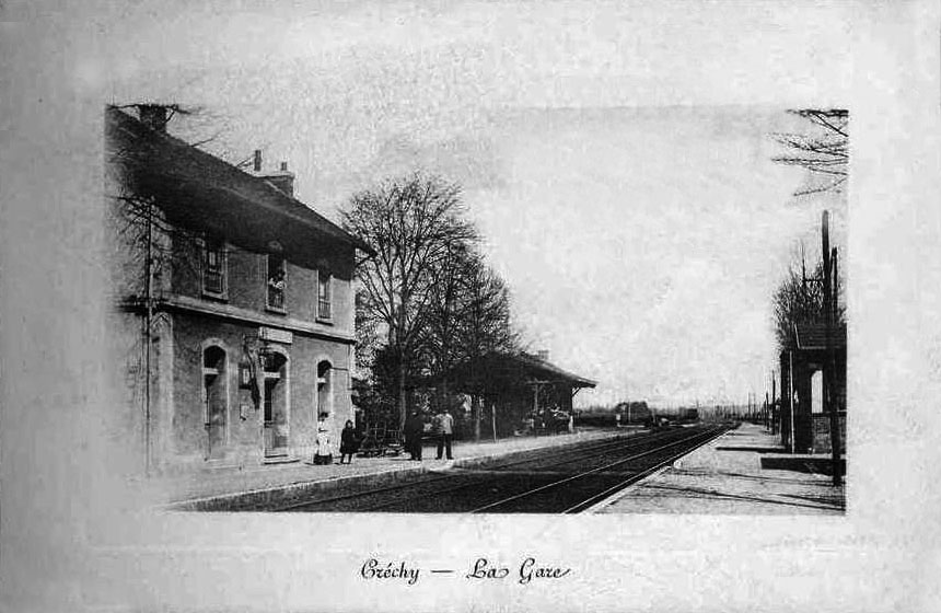 Gare — Créchy — CPancienne