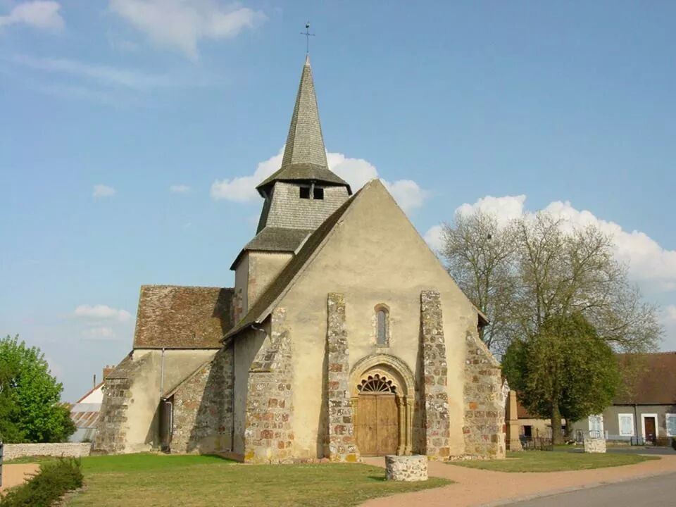 Église Saint — Martial de Deneuille — les — Mines