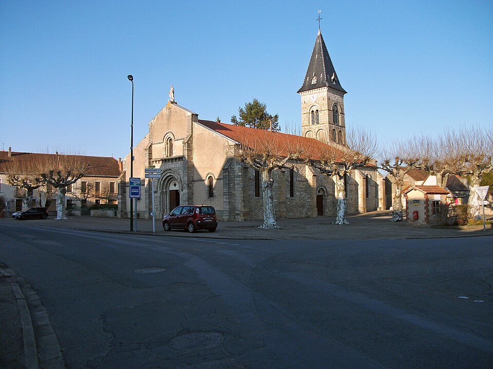 Carrefour D 35 — D 36 et église (Étroussat) 2016 — 03 — 18