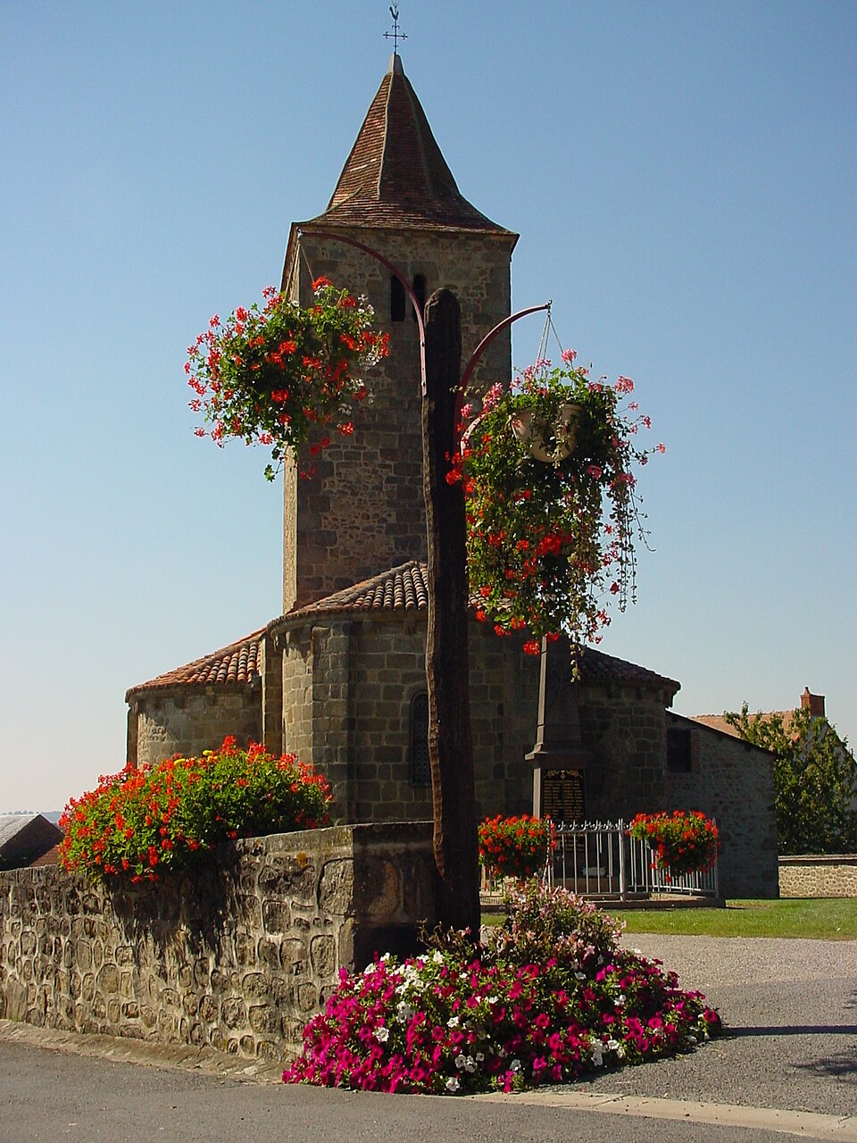 Village fleuri