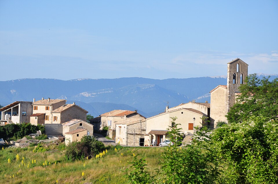 Sigoyer, village et église