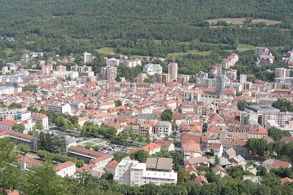 Vue sur le centre — ville de Gap depuis Puymaure