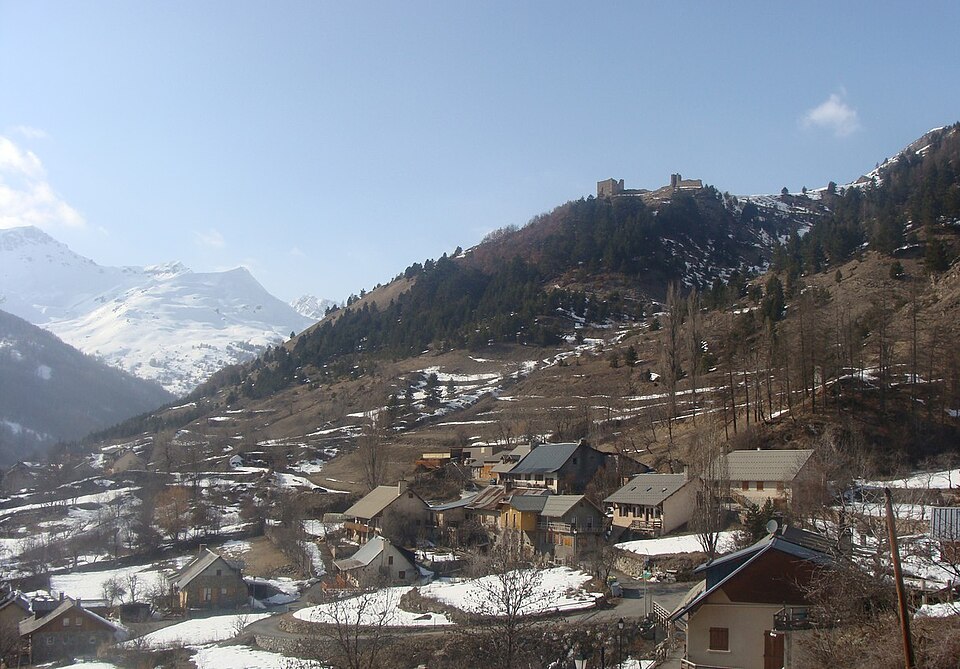 Réallon — vue — château