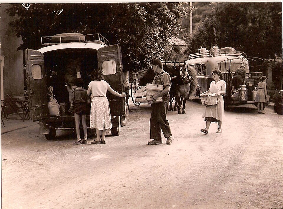 Les Bégües en 1955