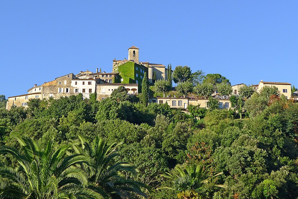 Vue du village depuis le chemin de Pierrenchon