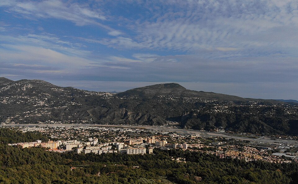 Carros seen from Gattières