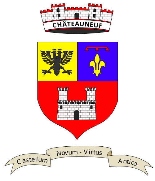 Blason de Châteauneuf-Grasse