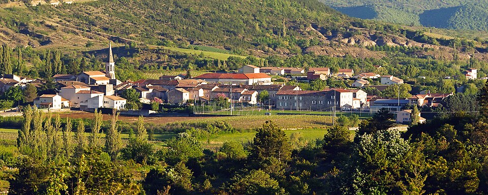 Lussas vue générale