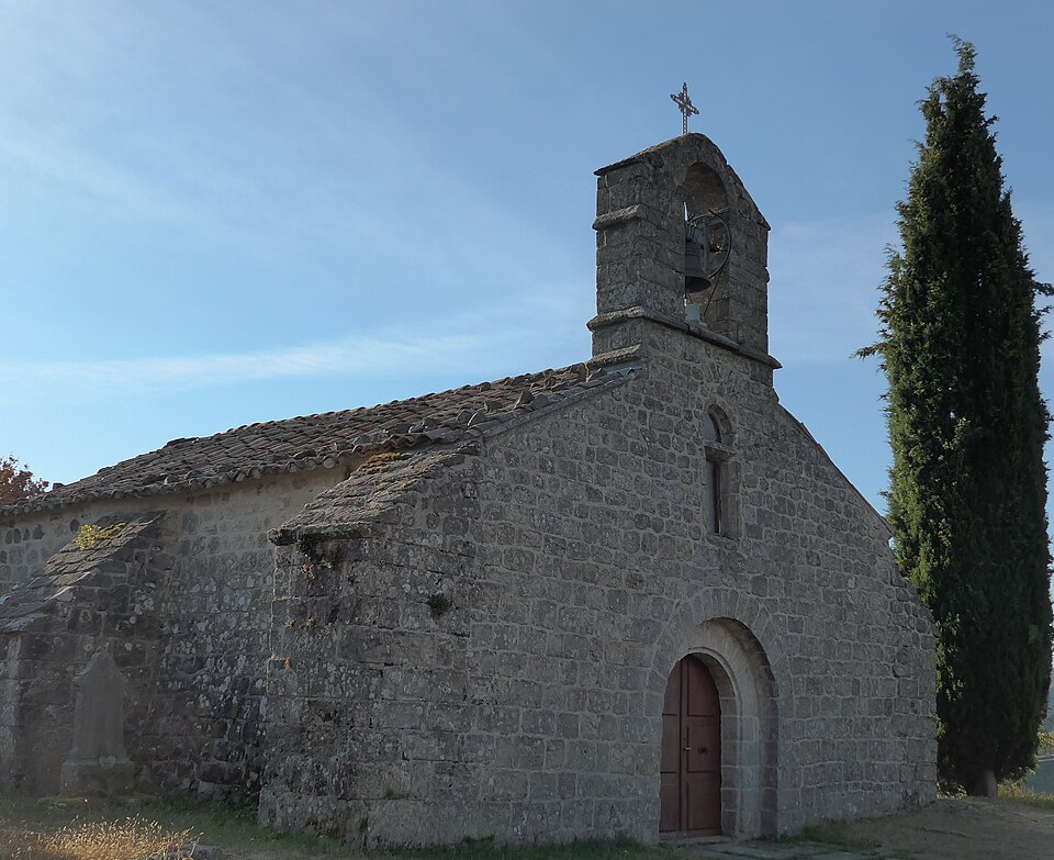 Pourchères, Ardèche, France. Eglise Saint — Julien 03