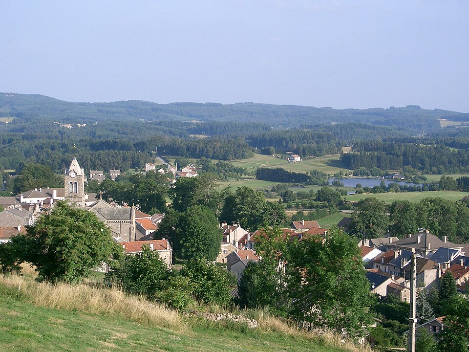 Saint Agrève depuis le mont Chiniac — Ardèche