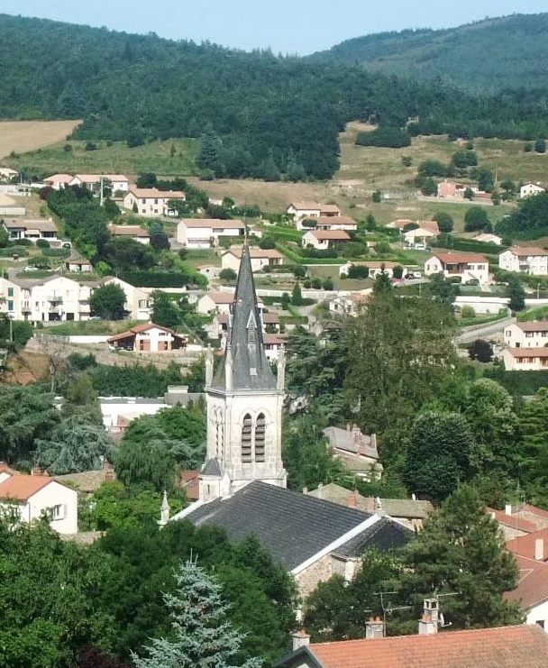 Saint — Marcel — lès — Annonay église et village 2