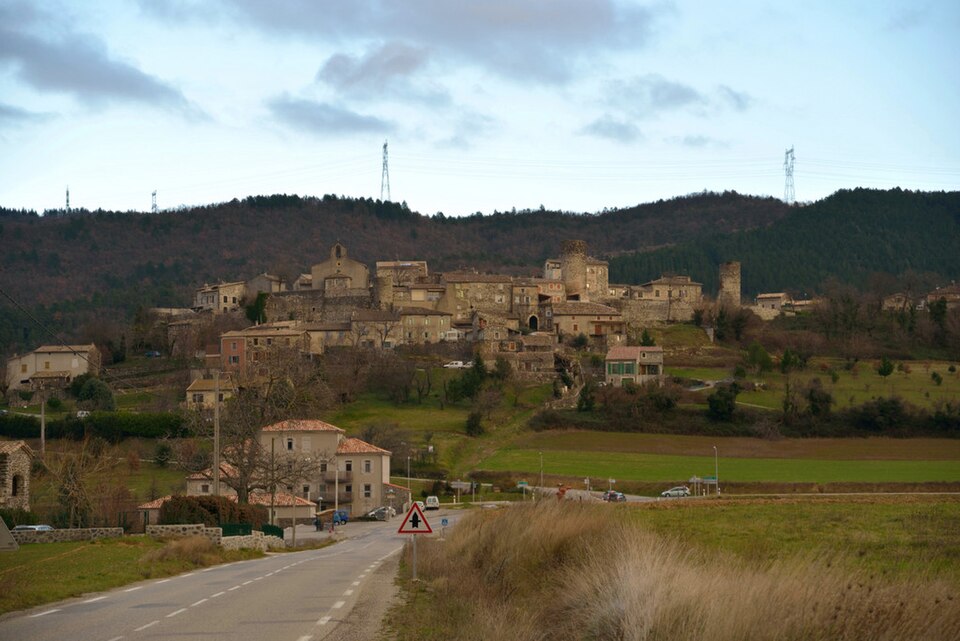 Le village de st vincent de barrès(Ardêche)