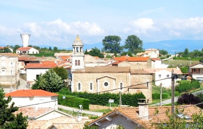 Talencieux village église
