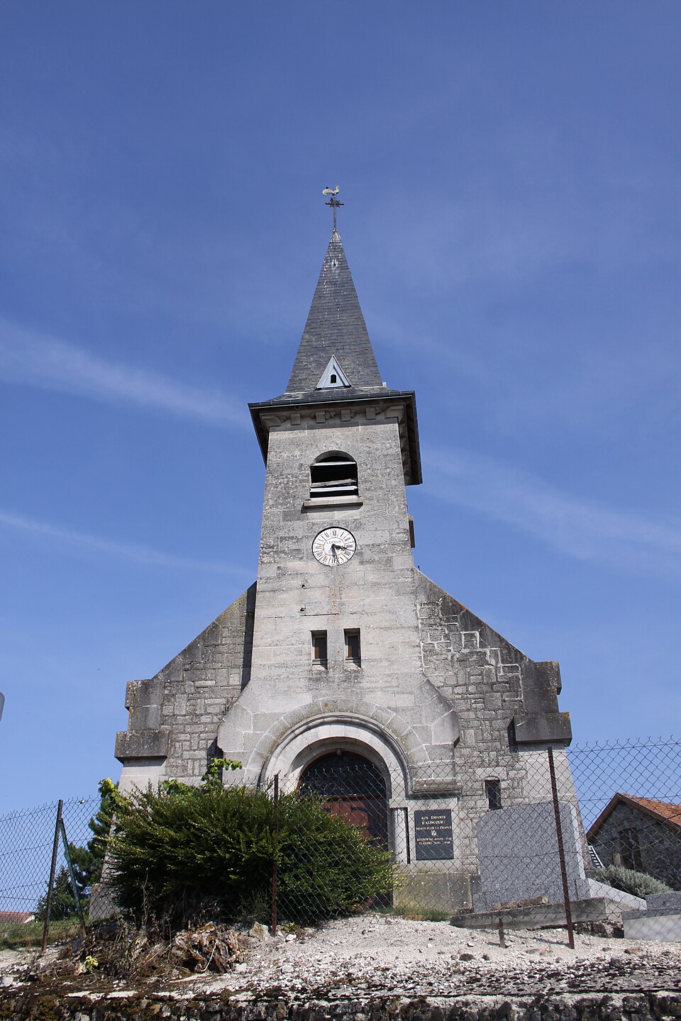 Alincourt (08 Ardennes) — l’ Église Saint — Hilaire — Photo Francis Neuvens lesardennesvuesdusol.fotoloft.fr