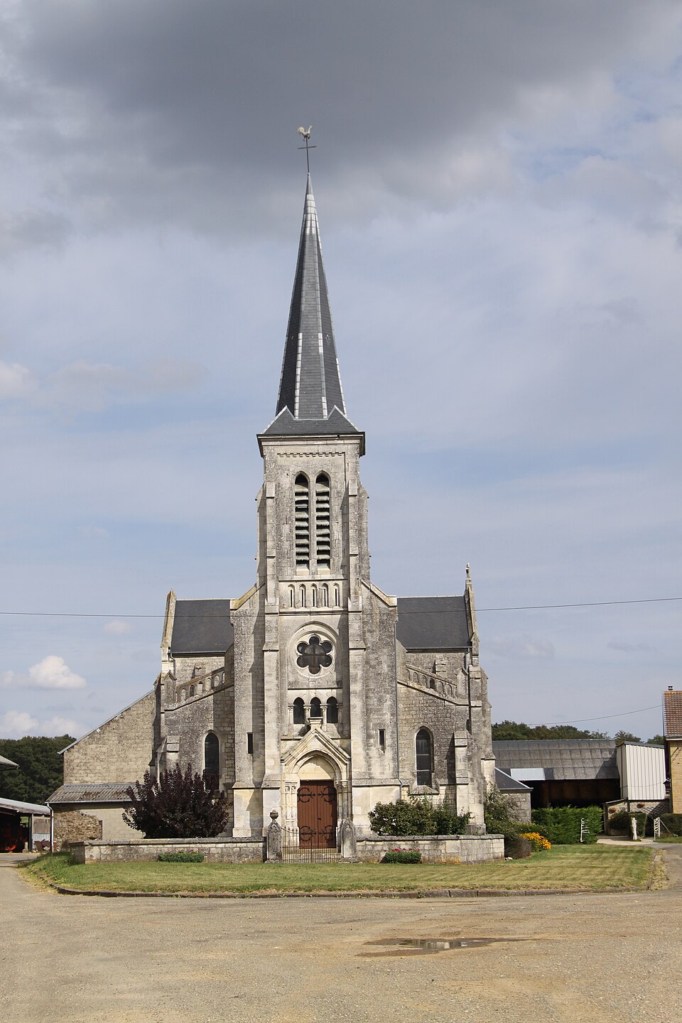 Artaise — le — Vivier (08 Ardennes) — l’ Église Saint — Georges — Photo Francis Neuvens lesardennesvuesdusol.fotoloft.fr