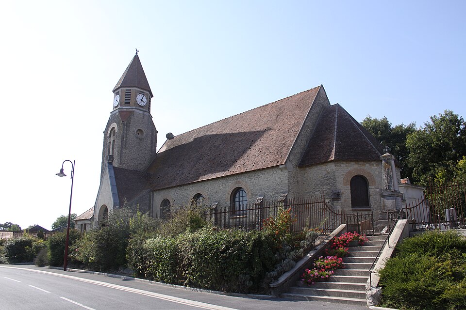 Aussonce (08 Ardennes) — l’ Église Saint — Sindulphe — Photo Francis Neuvens lesardennesvuesdusol.fotoloft.fr
