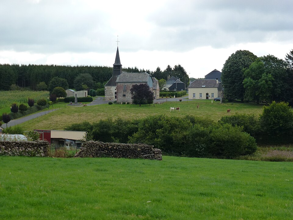 Brognon (Ardennes) vue du village