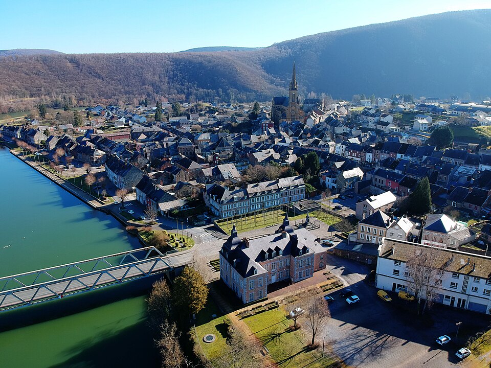 Vue aérienne Fumay