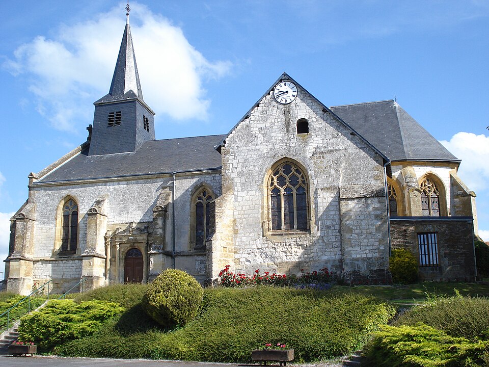 Leffincourt (Ardennes, Fr) l'église