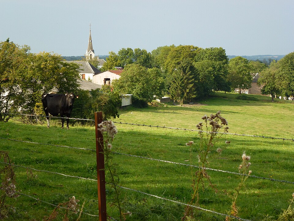 Maranwez (Ardennes) vue du village
