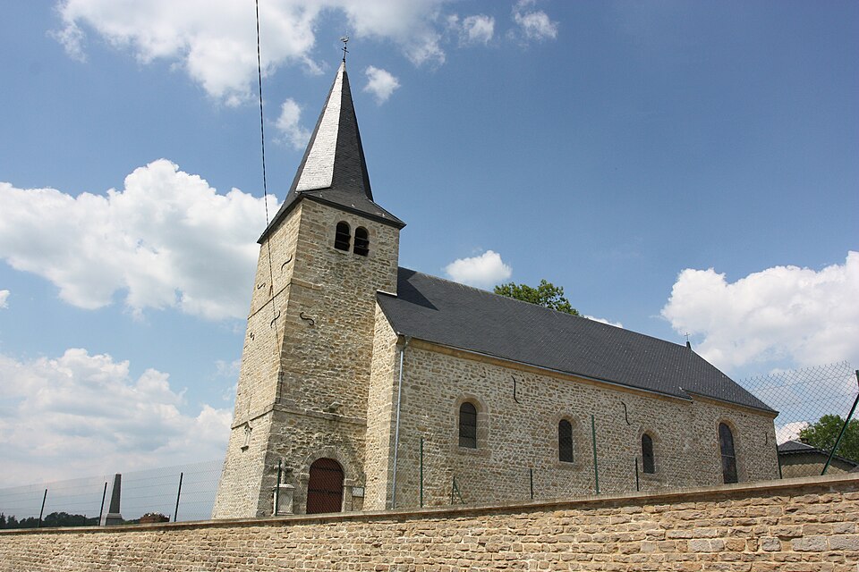 Mogues (Ardennes) l'Eglise Saint Denis Photo Francis Neuvens Site les Ardennes vues du sol