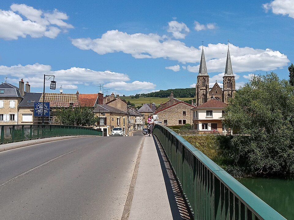 Mouzon depuis le pont 20200531