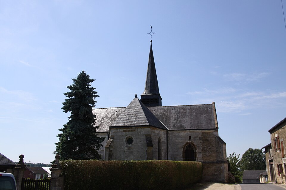 Raillicourt (08 Ardennes) — Église Saint — Martin — Photo Francis Neuvens lesardennesvuesdusol.fotoloft.fr jpg