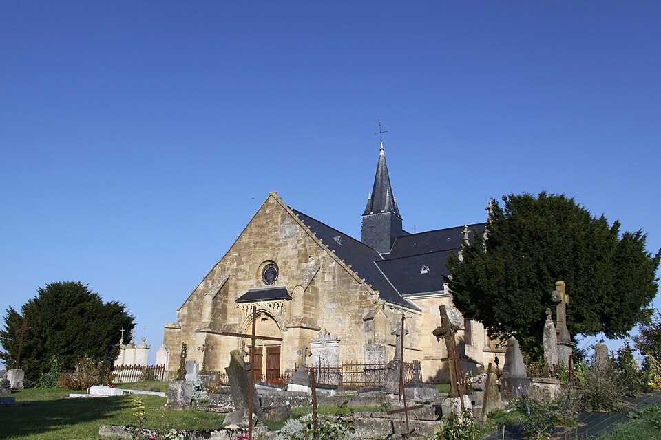 Sainte — Vaubourg (08 Ardennes) — l’ Église Notre — Dame — Photo Francis Neuvens lesardennesvuesdusol.fotoloft.fr jpg