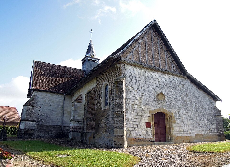 PA00078516 église Saint Rémi de Séchault Ardennes