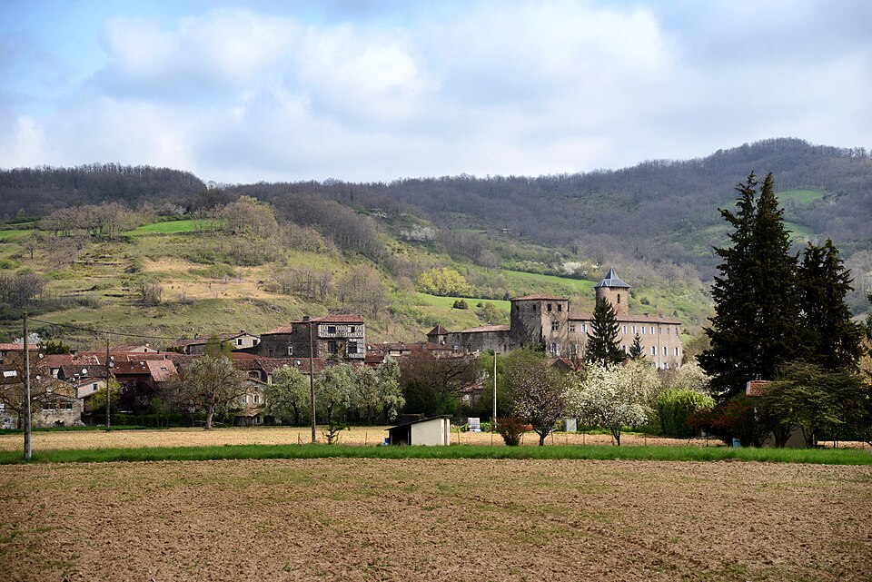 Camon vue du village
