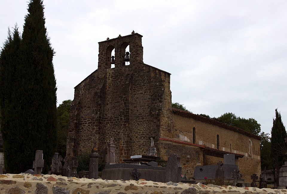 Eglise Ste — Trinité de Loubens (Ariège) (ph. améliorée)