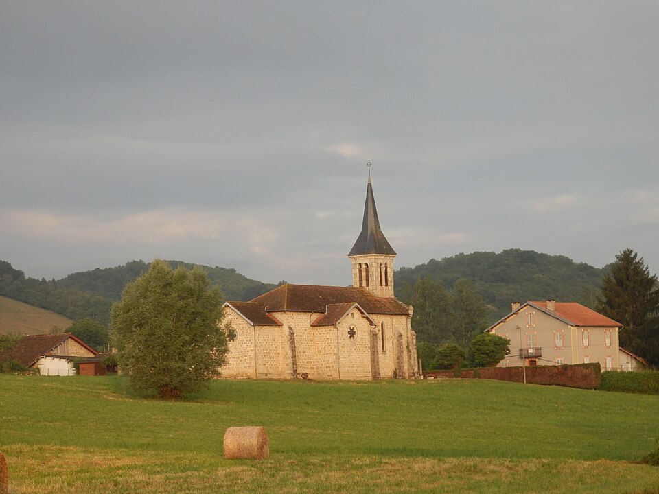 Church in Montels, Ariège, France
