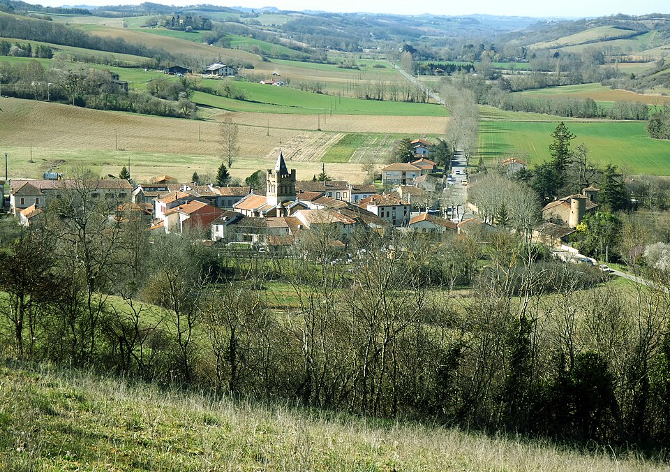 Saint — Martin — d'Oydes (Ariège) vue générale