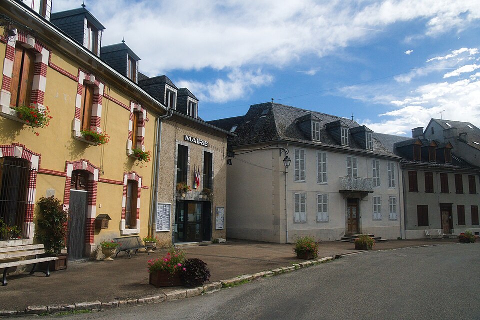 La mairie de Sentein (Ariège)