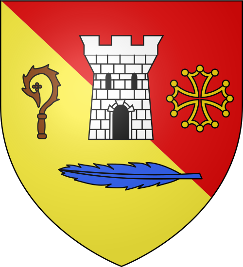 Blason de Villeneuve-du-Paréage