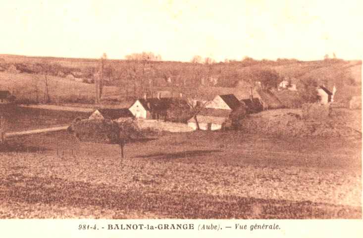 Balnot — la — Grange Carte postale 10