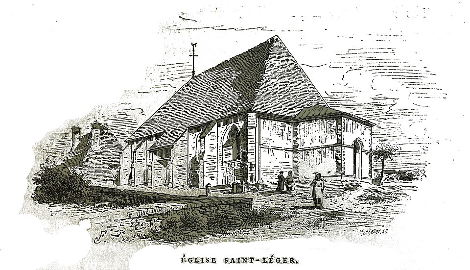 Montfey église par Fichot 00233