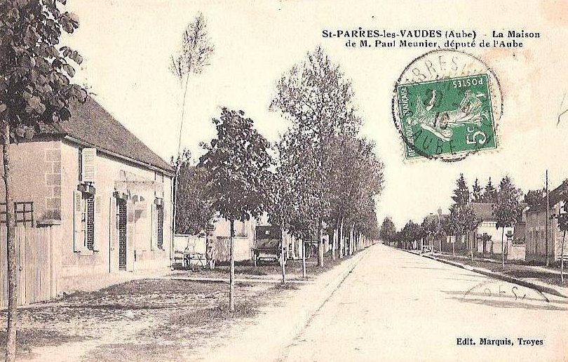Paul Meunier — Maison — Saint — Parres — lès — Vaudes — 1910