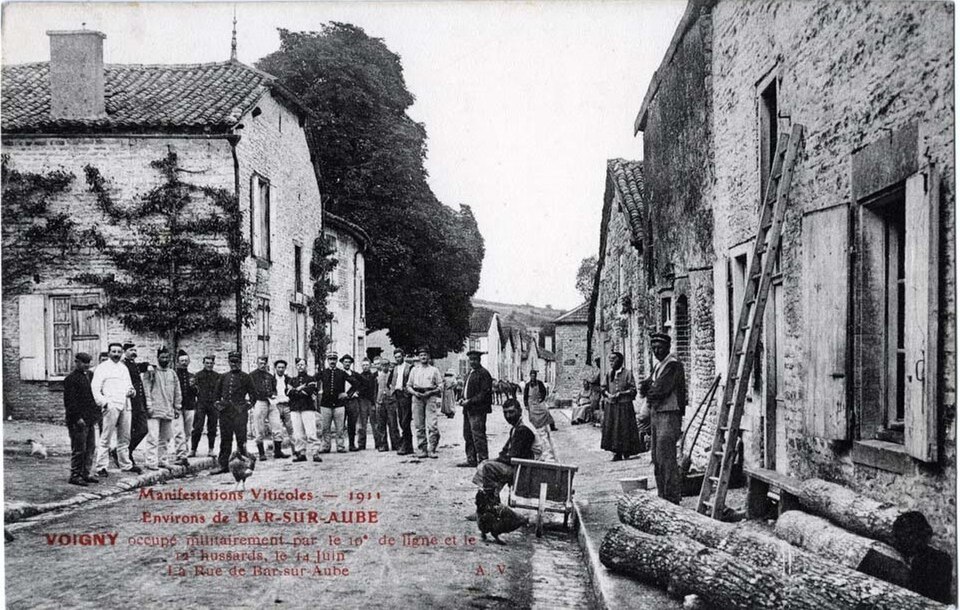 Voigny la révolte des vignerons 1911